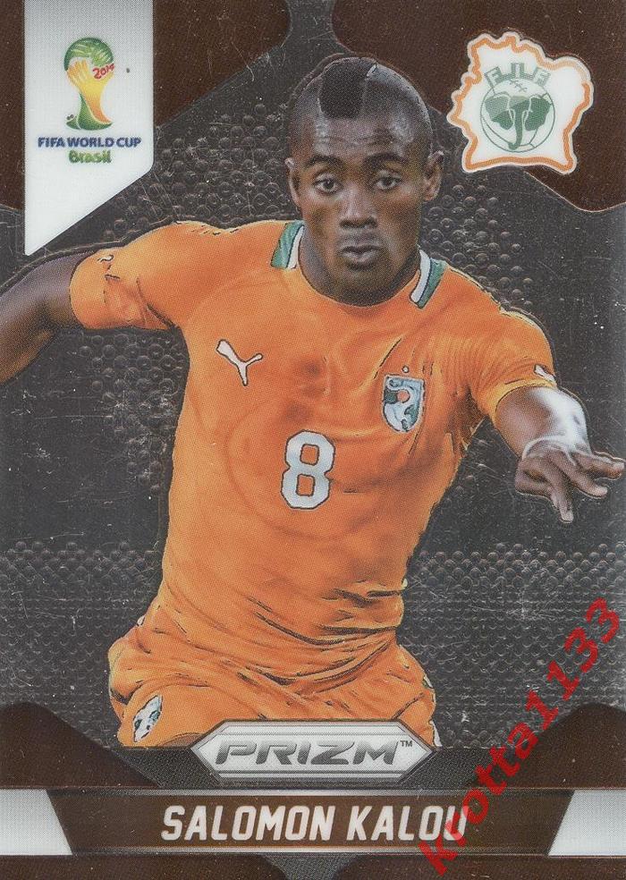 PANINI Чемпионат Мира 2014. Prizm #61 Salomon Kalou Ivory Coast