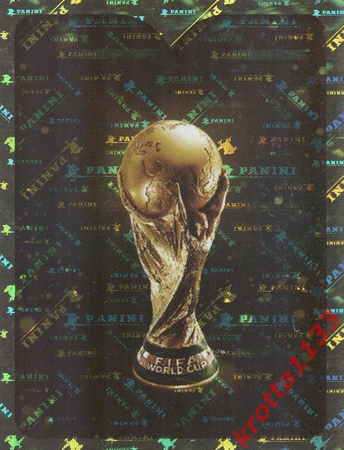 Наклейка #2 FIFA World Cup Trophy для альбома PANINI Чемпионат Мира 2018
