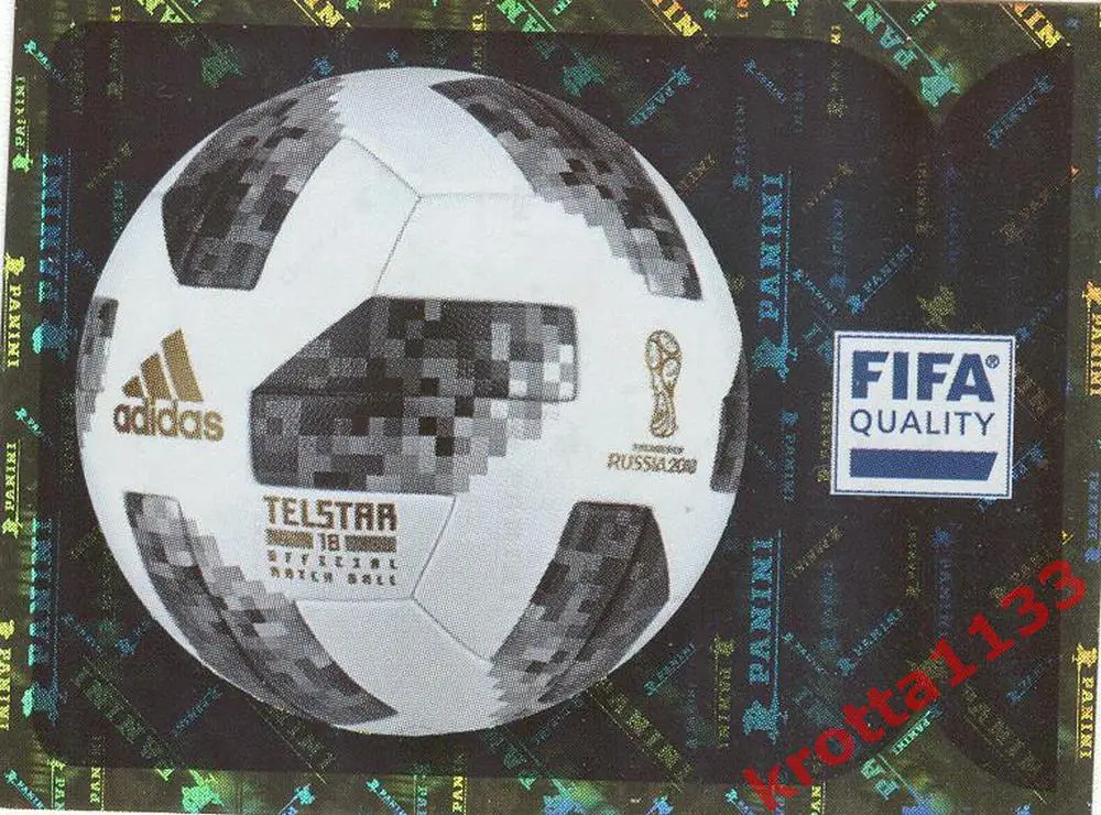 Наклейка #7 Official Ball для альбома PANINI Чемпионат Мира 2018