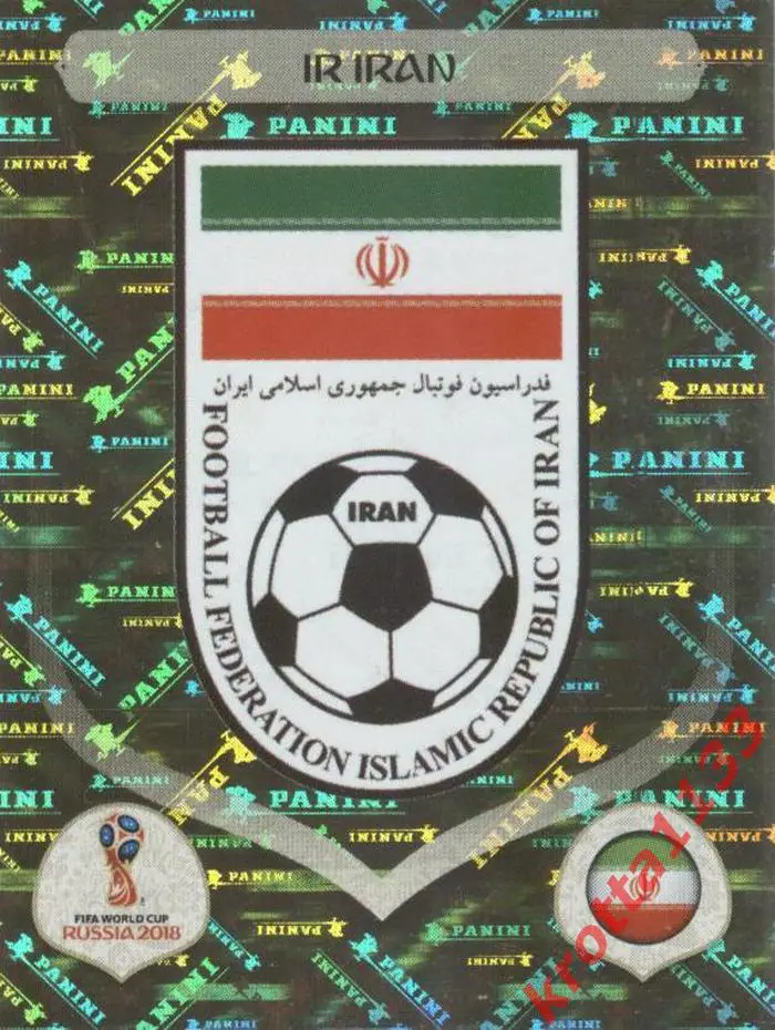 Наклейка #172 Emblem Iran для альбома PANINI Чемпионат Мира 2018