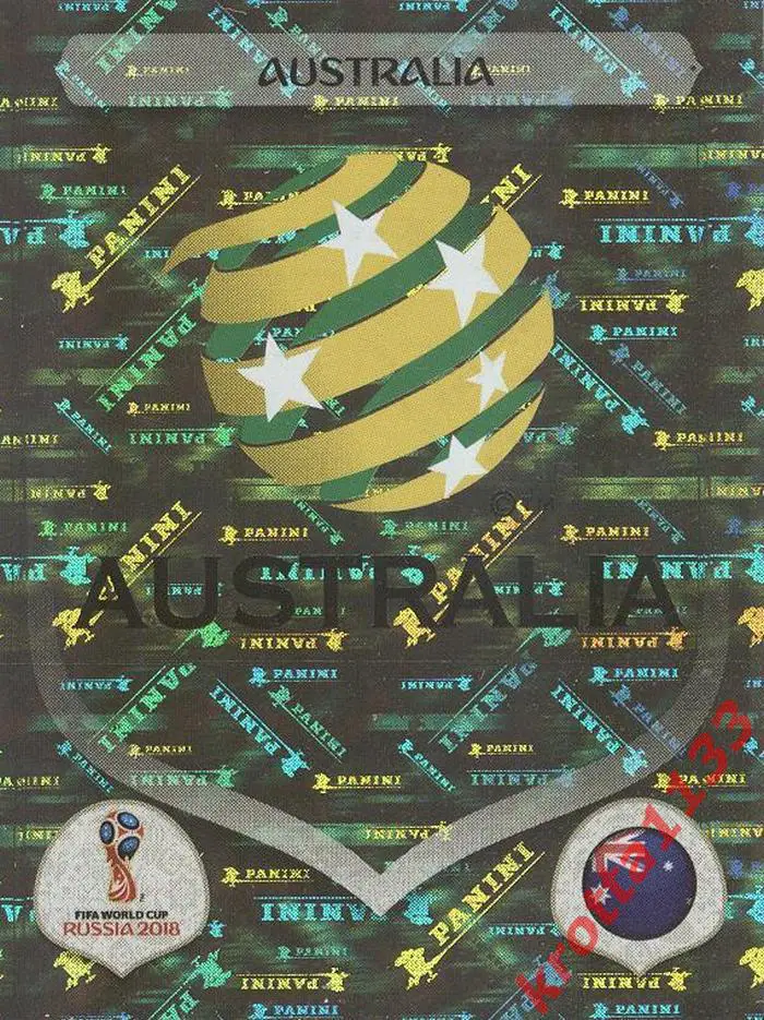 Наклейка #212 Emblem Australia для альбома PANINI Чемпионат Мира 2018