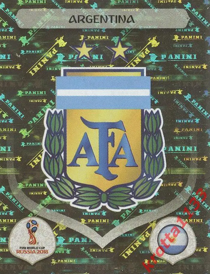 Наклейка #272 Emblem Argentina для альбома PANINI Чемпионат Мира 2018