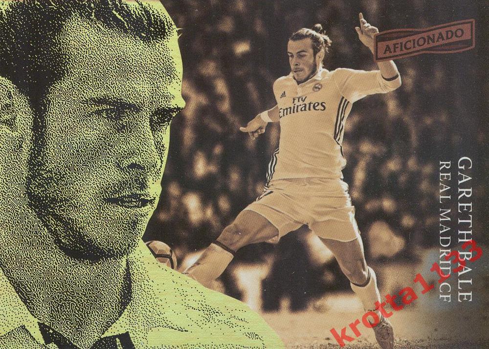 Gareth Bale Real Madrid PANINI Aficionado Soccer 2017