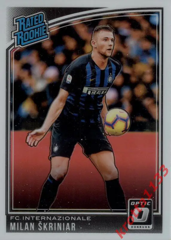 Milan Skriniar FC Internazionale PANINI Donruss Soccer 2018-2019
