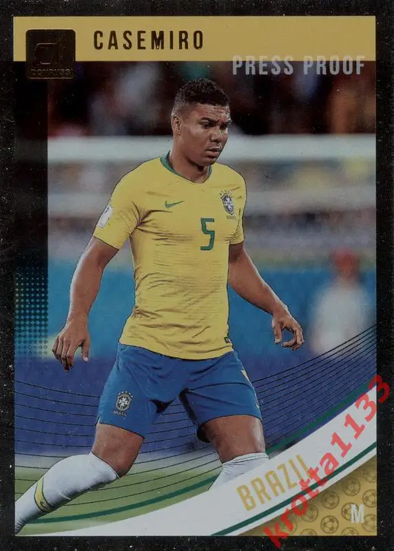 Casemiro (Brazil) PANINI Donruss Soccer 2018-2019