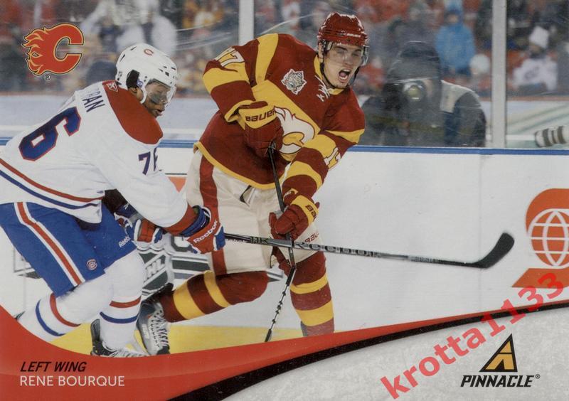 Rene Bourque Calgary Flames PANINI Pinnacle 2011-2012