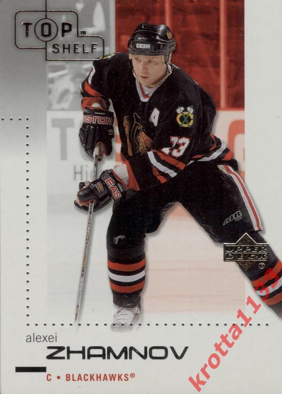 Alexei Zhamnov Chicago Blackhawks Upper Deck Top Shelf 2002-2003