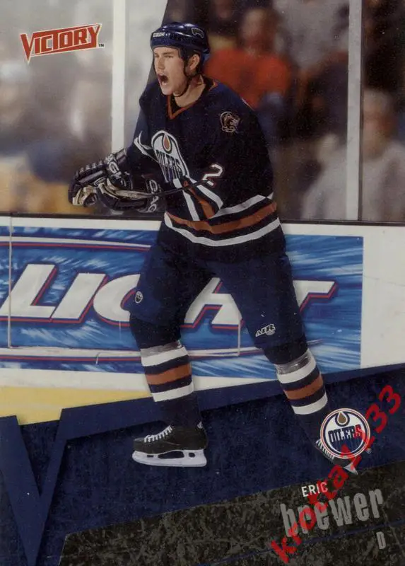 Eric Brewer Edmonton Oilers Upper Deck Victory 2003-2004