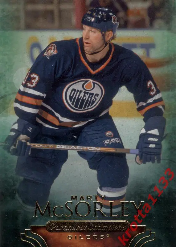 Marty McSorley Edmonton Oilers Upper Deck Parkhurst Champions 2011