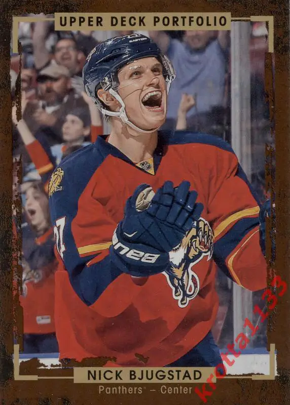 Nick Bjugstad Florida Panthers Upper Deck Portfolio Hockey 2015-2016
