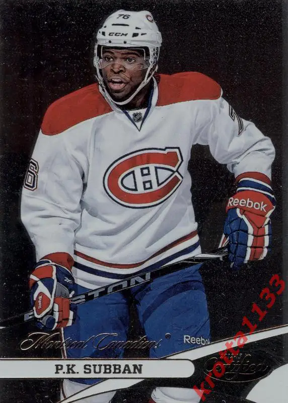 P. K. Subban Montreal Canadiens Panini Certified Hockey 2012-2013