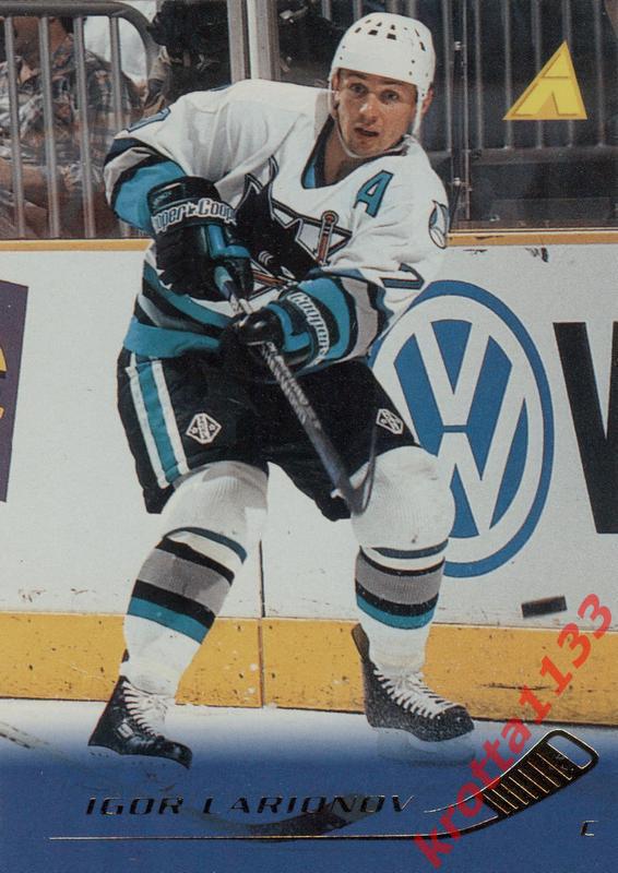 Igor Larionov San Jose Sharks Pinnacle NHL 1995-1996