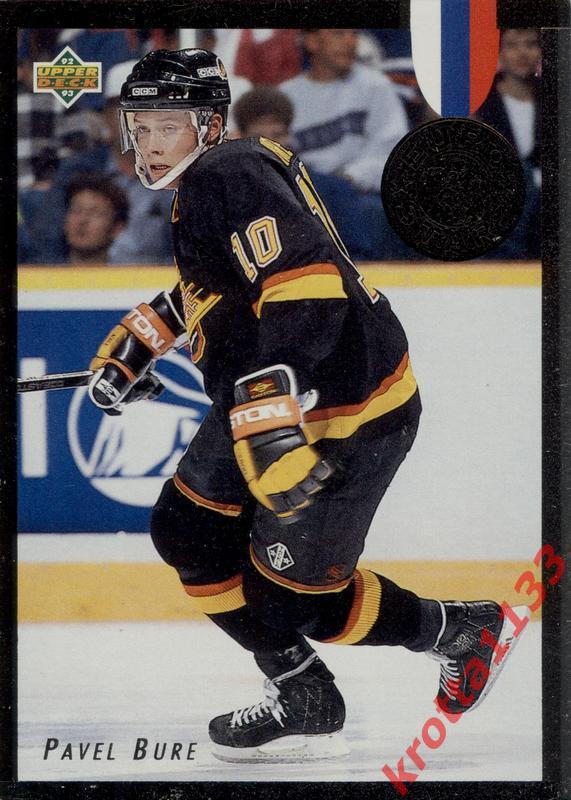 Pavel Bure Vancouver Canucks Upper Deck Hockey 1992-1993