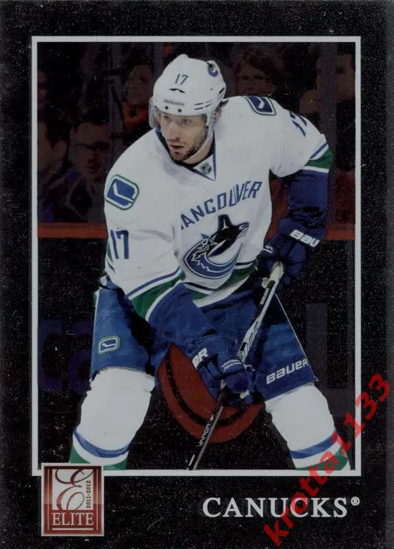 Ryan Kesler Vancouver Canucks PANINI Elite 2011-2012