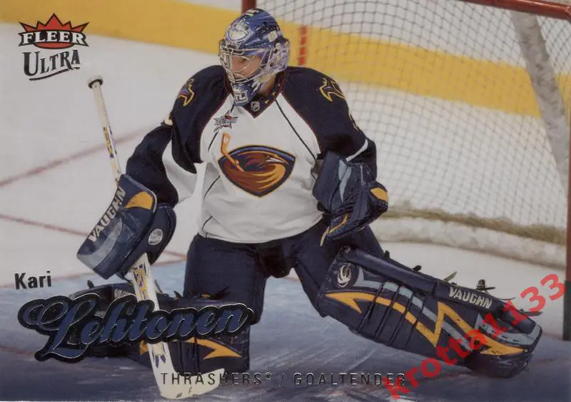 Kari Lehtonen Atlanta Thrashers Upper Deck Fleer Ultra 2008-2009
