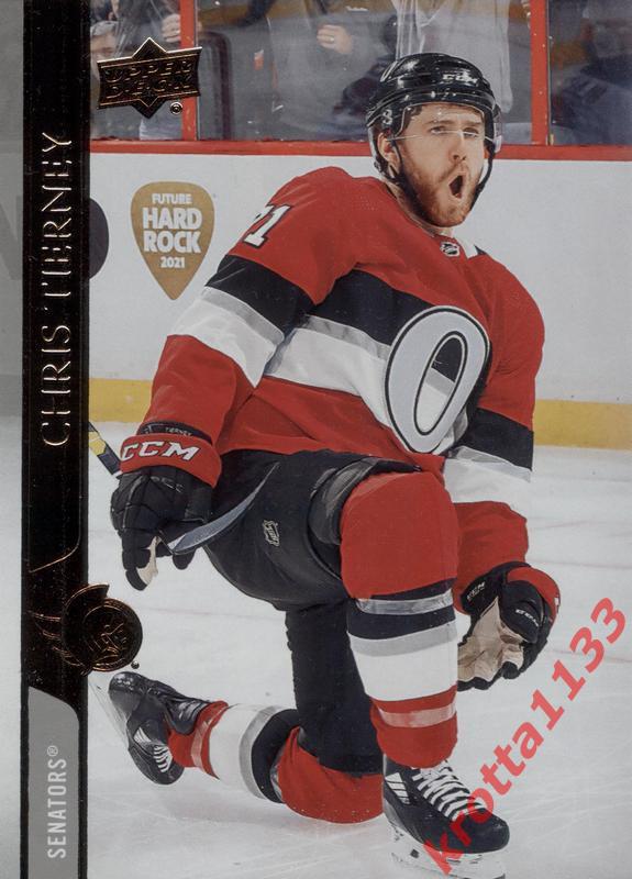Chris Tierney Ottawa Senators Upper Deck Hockey 2020-2021
