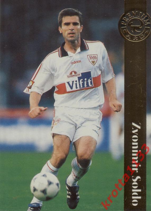 Zvonimir Soldo VfB Stuttgart PANINI Немецкая Бундеслига 1996-1997