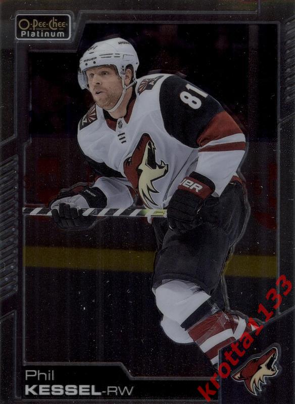 Phil Kessel Arizona Coyotes Upper Deck O-Pee-Chee 2020-2021 Platinum