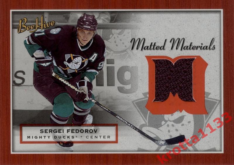 Sergei Fedorov Anaheim Ducks Upper Deck Bee Hive Hockey 2005-2006