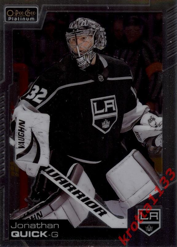 Jonathan Quick Los Angeles Kings Upper Deck O-Pee-Chee Platinum 2020-2021