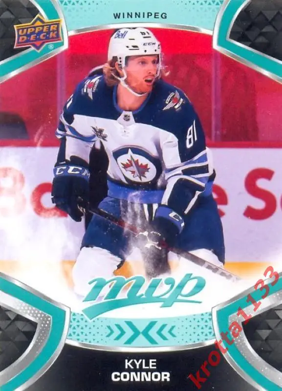 Kyle Connor Winnipeg Jets Upper Deck MVP Hockey 2021-2022