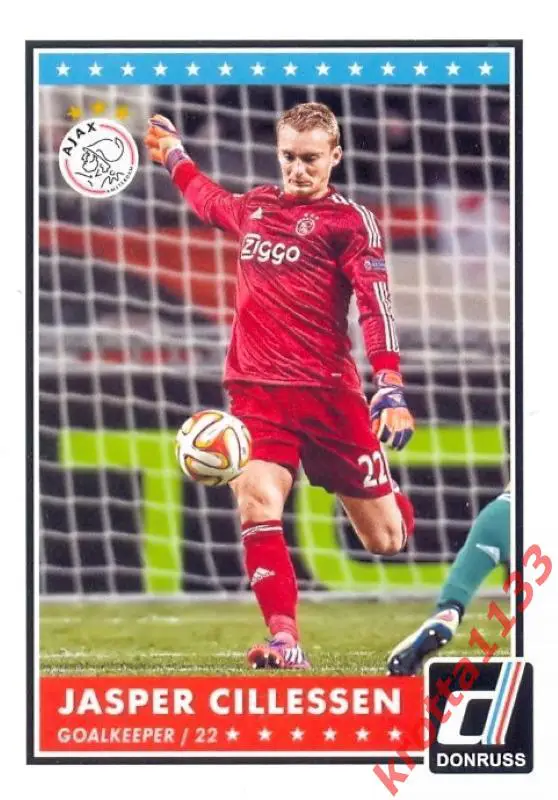Jasper Cillessen Ajax PANINI Donruss Soccer 2015