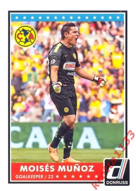 Moises Munoz Club America PANINI Donruss Soccer 2015