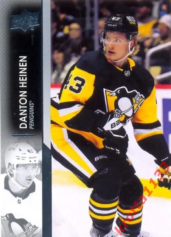 Danton Heinen Pittsburgh Penguins Upper Deck Hockey 2021-2022