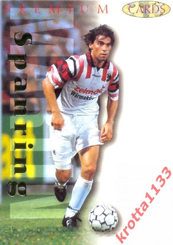 Martin Spanring SC Freiburg PANINI Bundesliga Premium 1995-1996