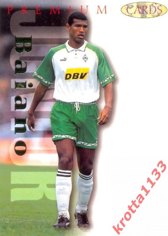Junior Baiano Werder Bremen PANINI Bundesliga Premium 1995-1996