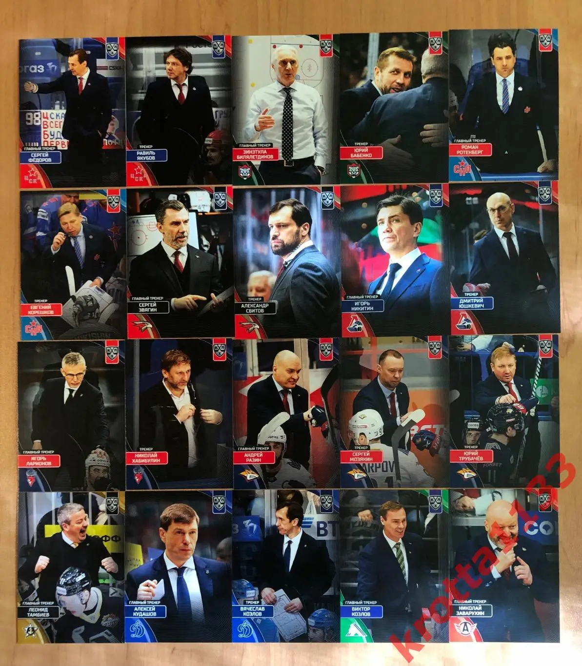 Тренеры SeReal Карточки КХЛ 2023-2024