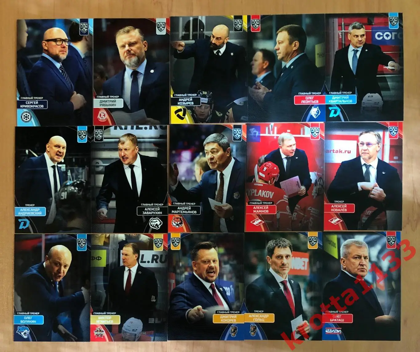 Тренеры SeReal Карточки КХЛ 2023-2024 1