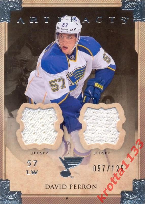 David Perron St. Louis Blues Upper Deck Artifacts 2013-2014