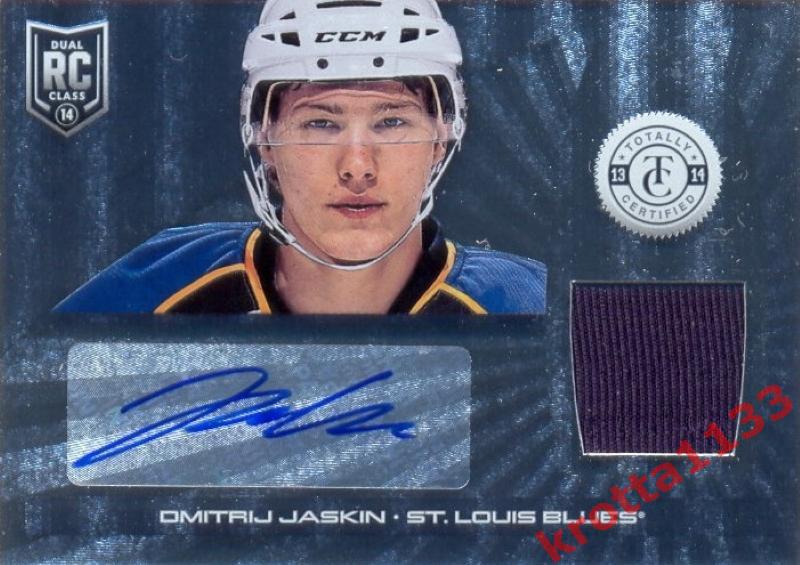 Dmitrij Jaskin St. Louis Blues PANINI Totally Certified 2013-2014