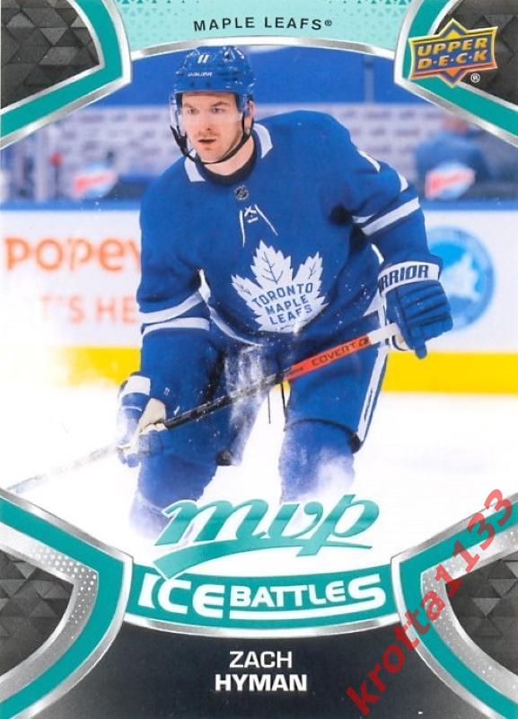 Zach Hyman Toronto Maple Leafs Upper Deck MVP Hockey 2021-2022