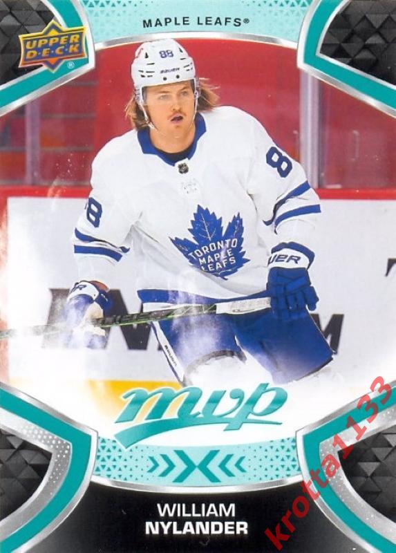 William Nylander Toronto Maple Leafs Upper Deck MVP Hockey 2021-2022