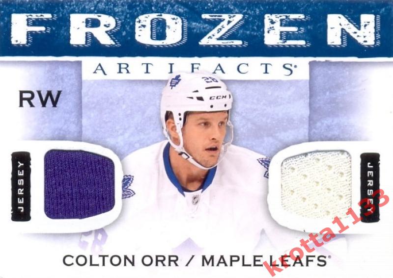 Colton Orr Toronto Maple Leafs Upper Deck Artifacts 2014-2015