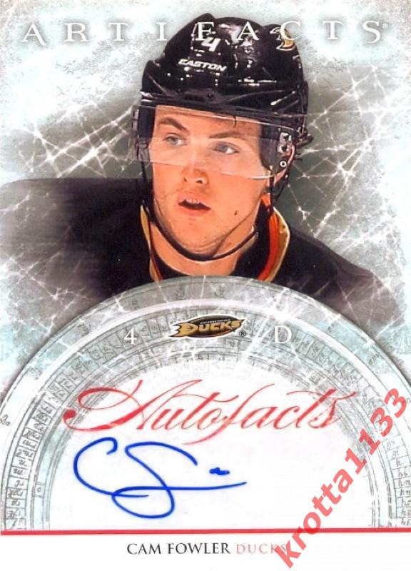 Cam Fowler Anaheim Ducks Upper Deck Artifacts 2012-2013