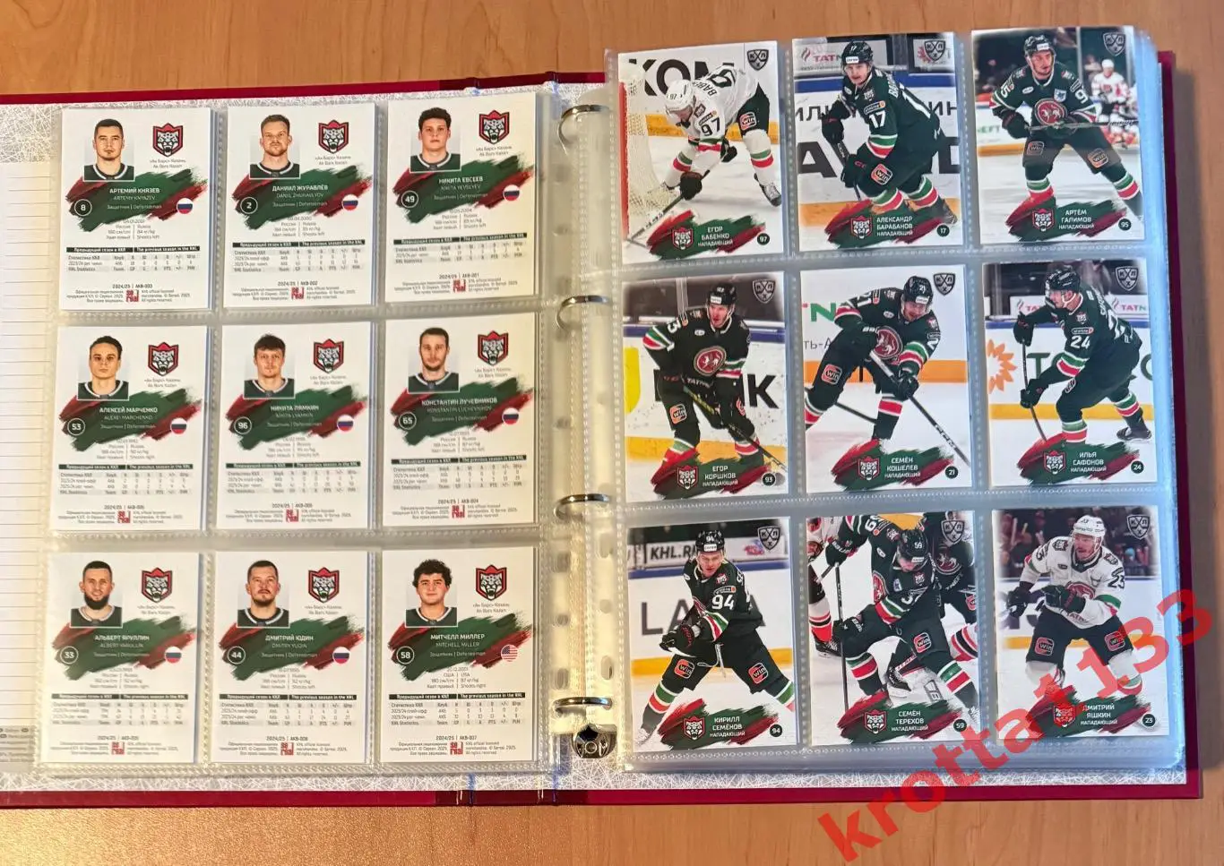 Полный комплект базовых карточек кхл сезона 2024-25 1