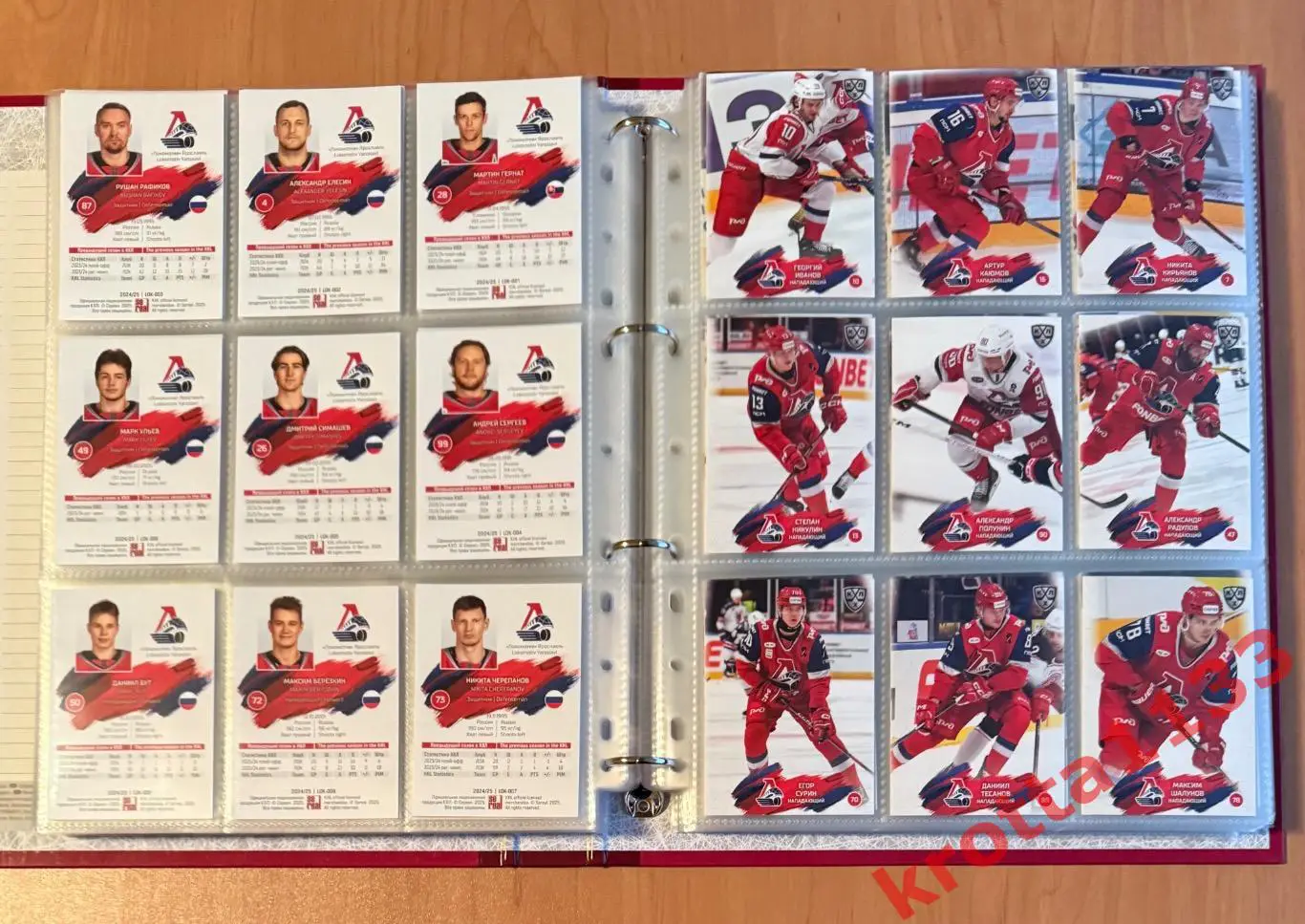 Полный комплект базовых карточек кхл сезона 2024-25 4