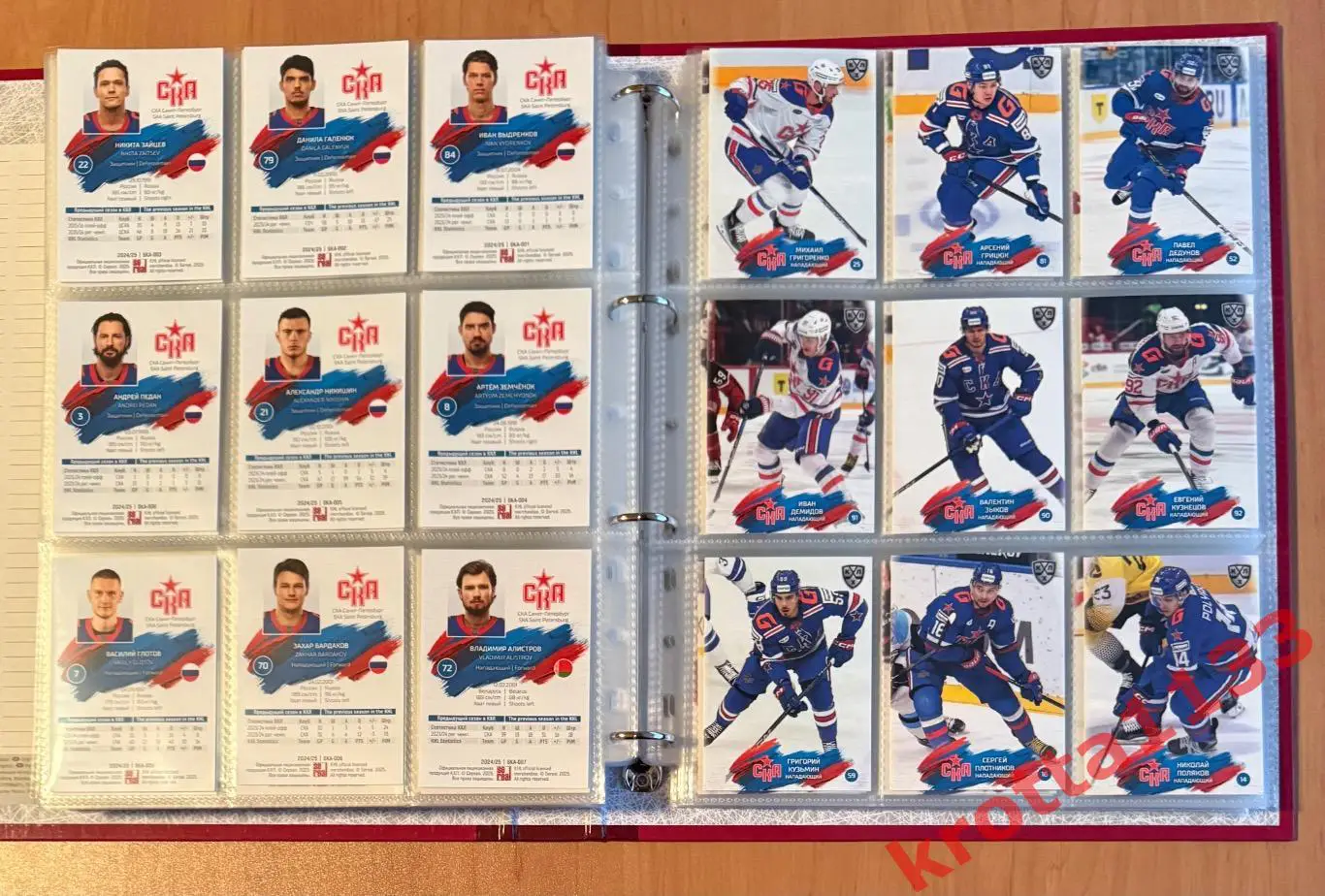 Полный комплект базовых карточек кхл сезона 2024-25 5