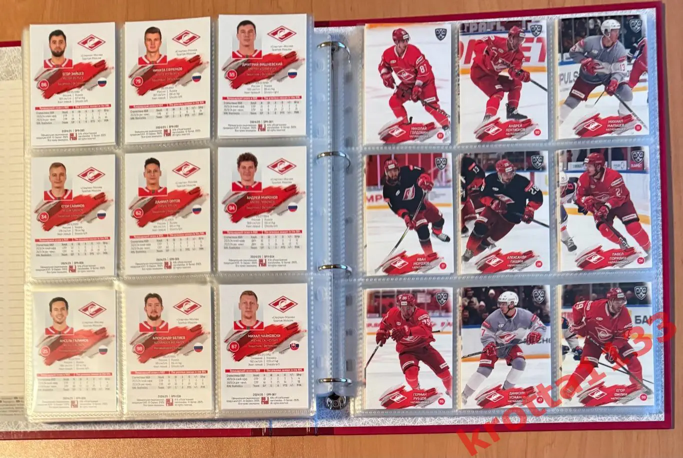 Полный комплект базовых карточек кхл сезона 2024-25