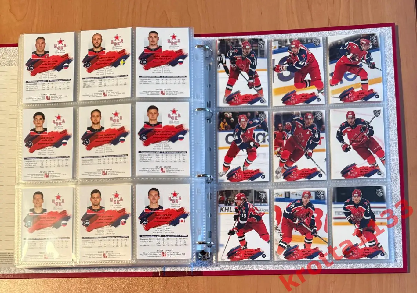 Полный комплект базовых карточек кхл сезона 2024-25 6