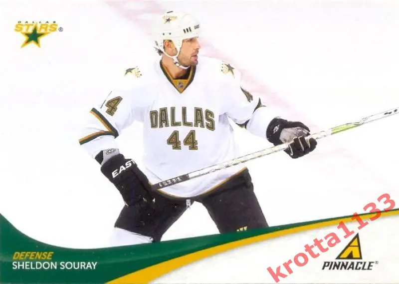 Sheldon Souray Dallas Stars PANINI Pinnacle 2011-2012