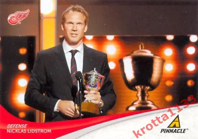 Nicklas Lidstrom Detroit Red Wings PANINI Pinnacle 2011-2012