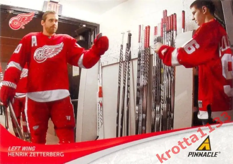 Henrik Zetterberg Detroit Red Wings PANINI Pinnacle 2011-2012