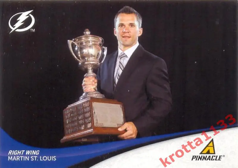 Martin St. Louis Tampa Bay Lightning PANINI Pinnacle 2011-2012