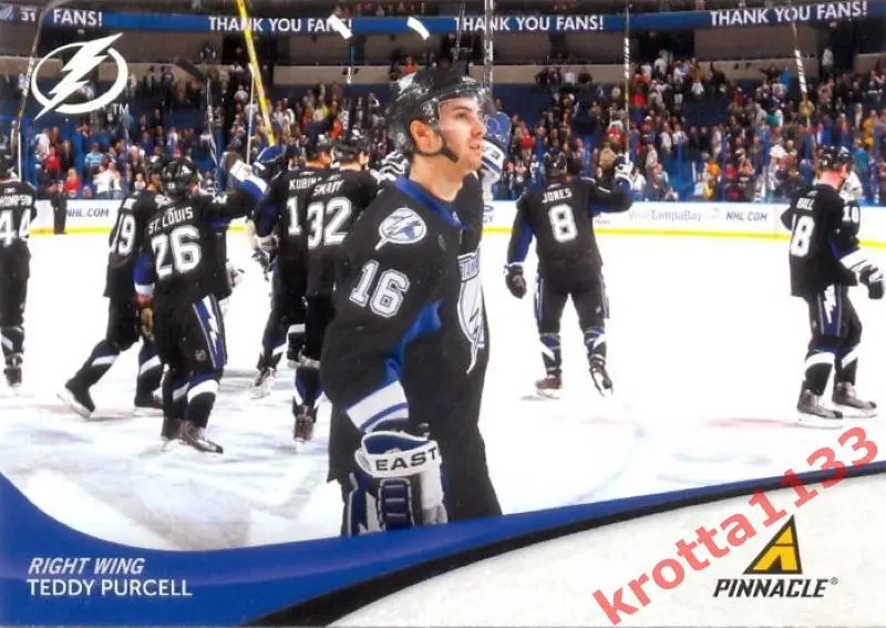 Teddy Purcell Tampa Bay Lightning PANINI Pinnacle 2011-2012