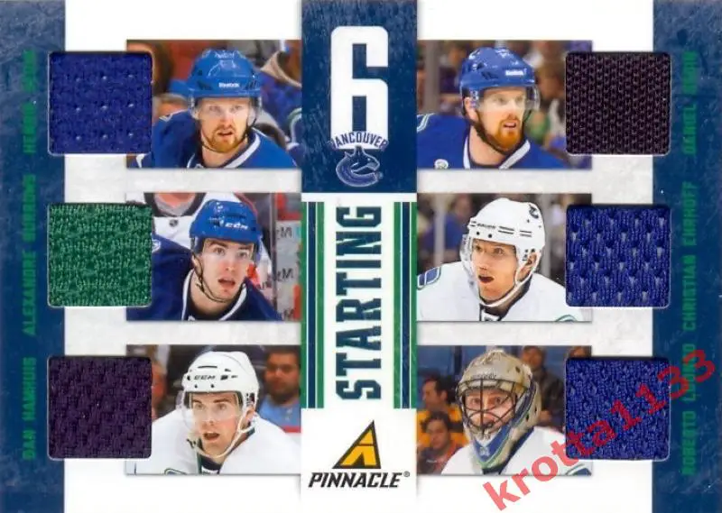 Vancouver Canucks PANINI Pinnacle 2011-2012