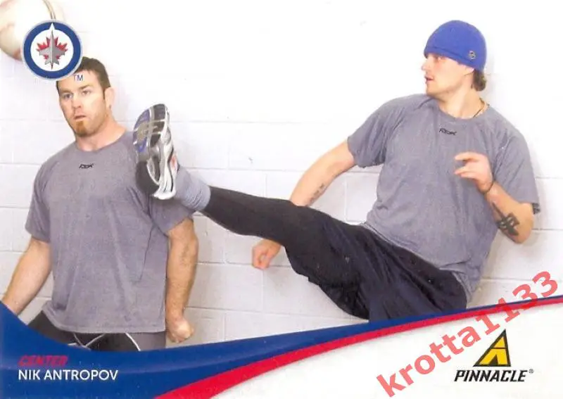 Nik Antropov Winnipeg Jets PANINI Pinnacle 2011-2012